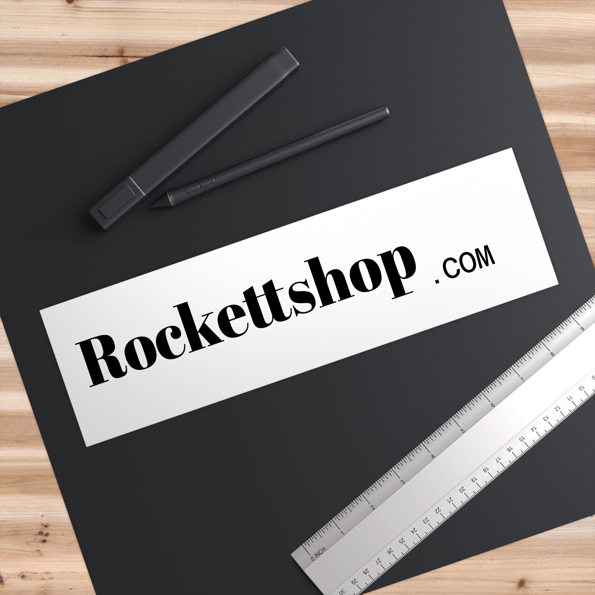 Bumper Sticker — "Rockettshop.com" Logo Decal