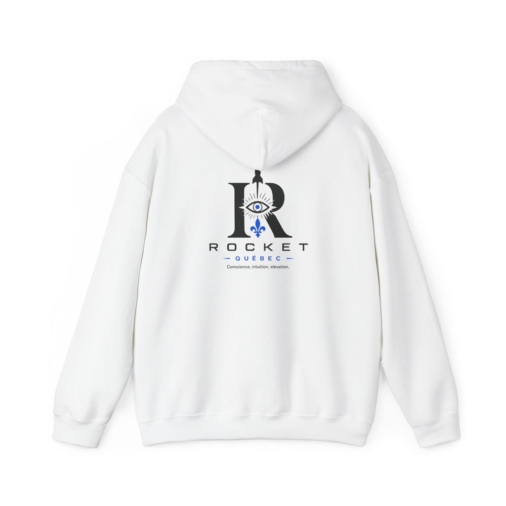 Hoodie Rocket Québec – Streetwear Minimaliste
