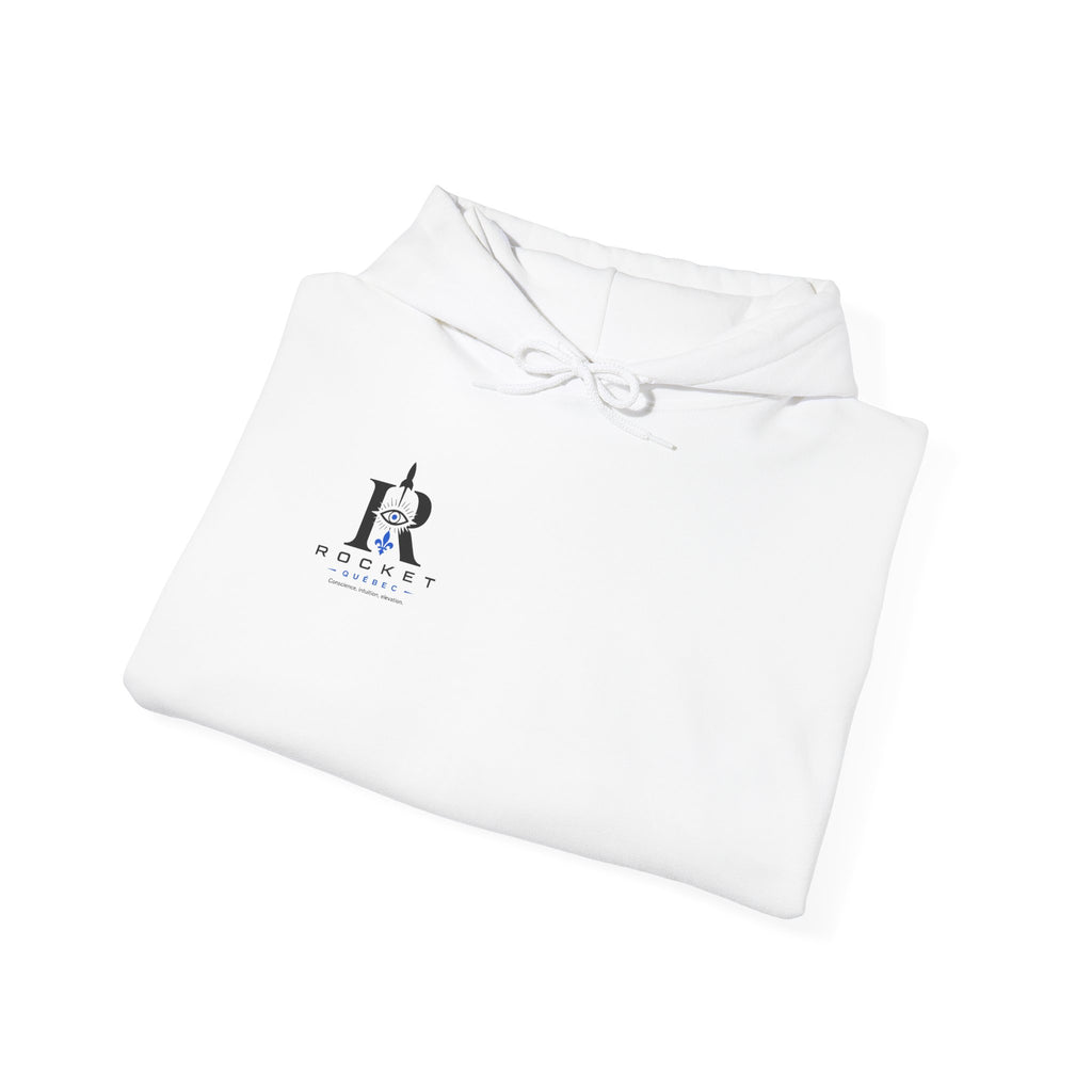 Hoodie Rocket Québec – Streetwear Minimaliste
