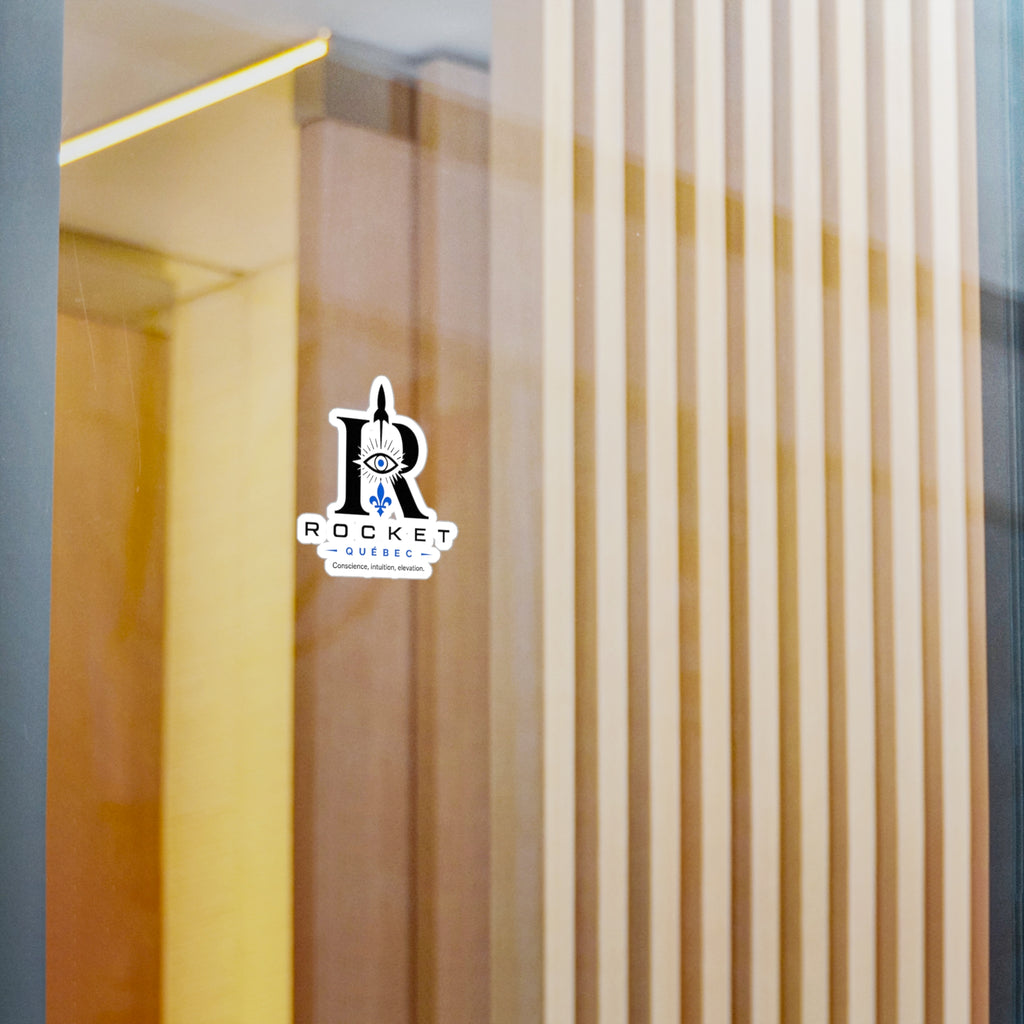 Rocket Québec Vinyl Sticker — Conscience, Intuition, Elevation