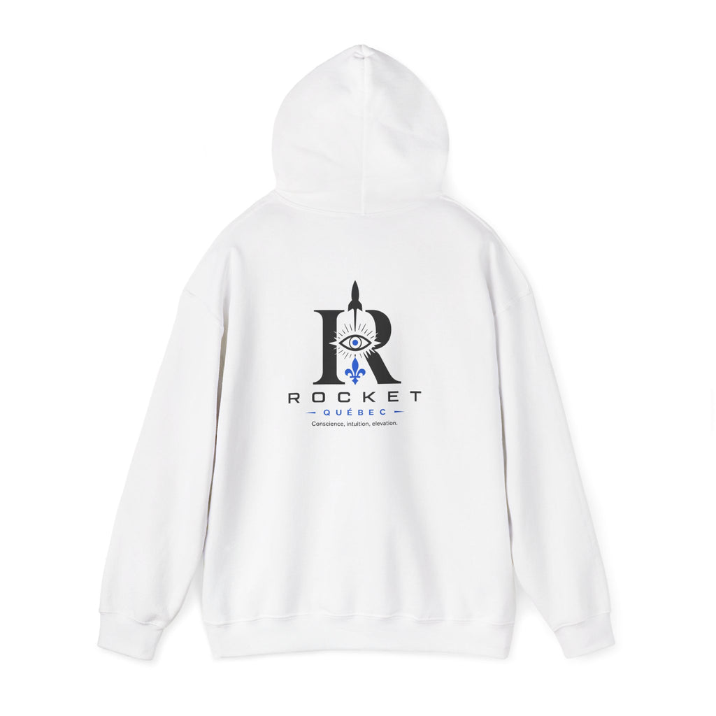 Hoodie Rocket Québec – Streetwear Minimaliste