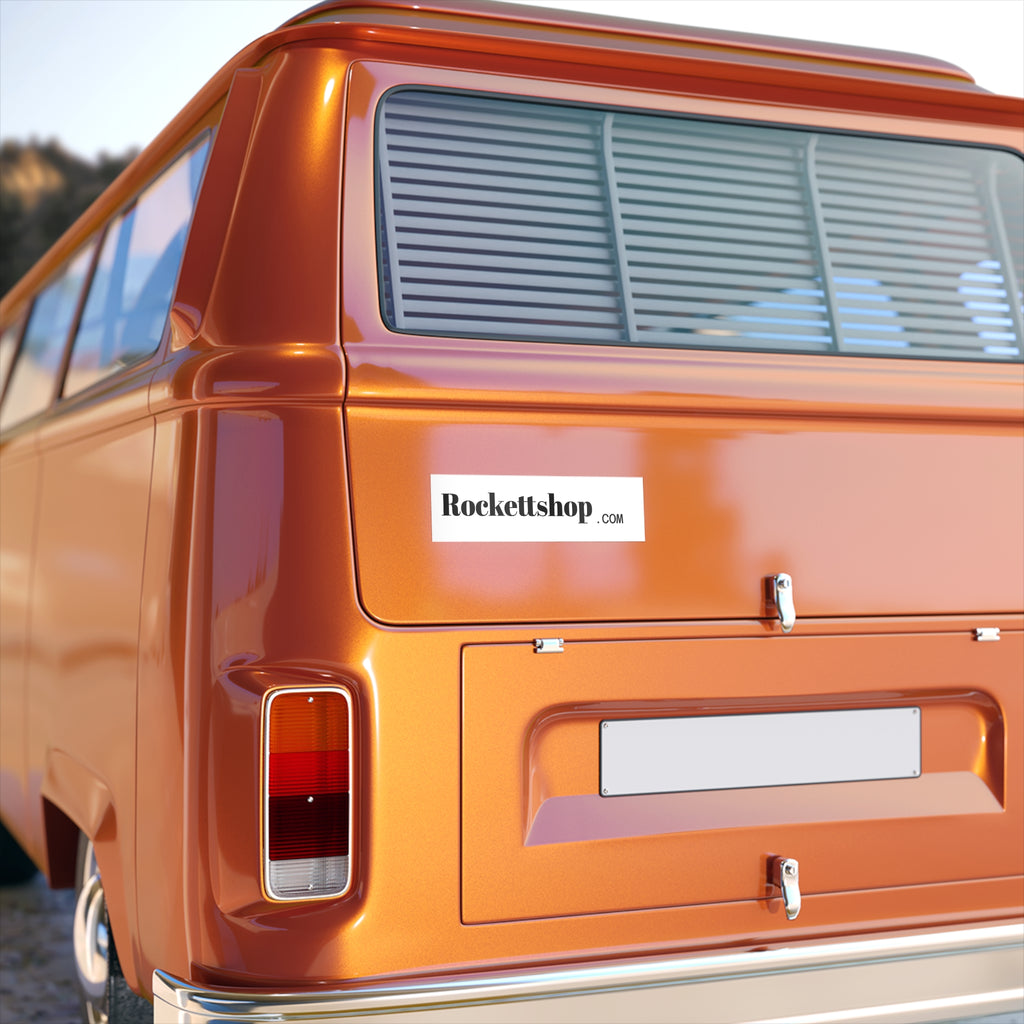 Bumper Sticker — "Rockettshop.com" Logo Decal