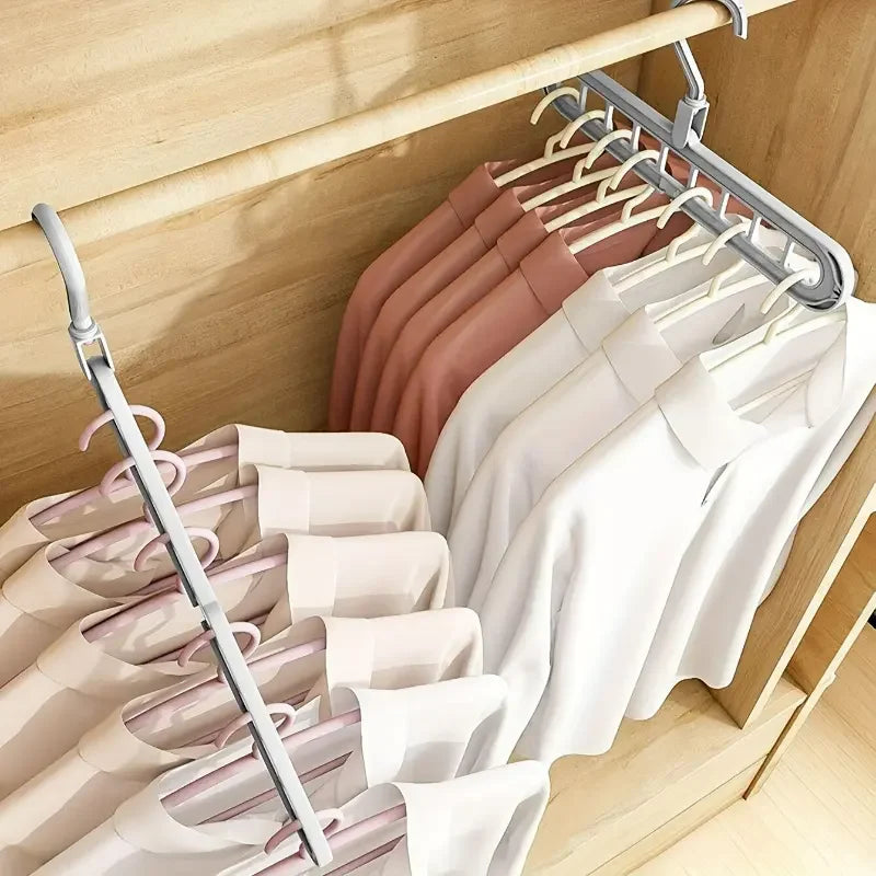 support à linge polyvalent à 9 trous rotatifs parfait pour prendre moins d'espace