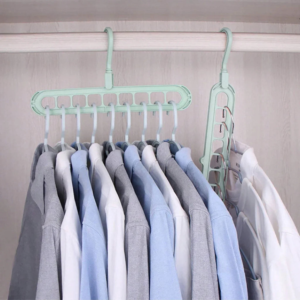 support à linge polyvalent à 9 trous rotatifs parfait pour prendre moins d'espace