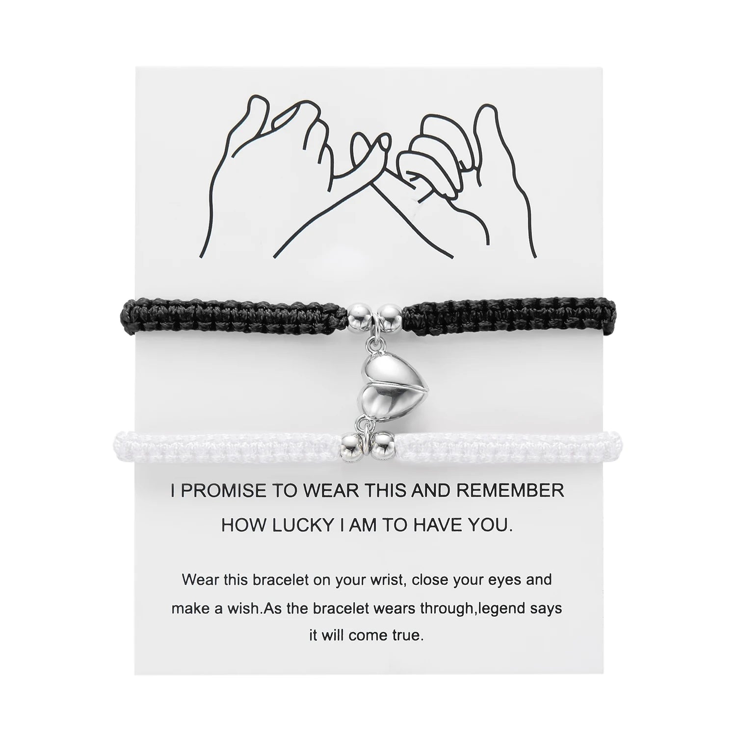 Bracelet Couple Magnétique – Lien d’amour même a distance.