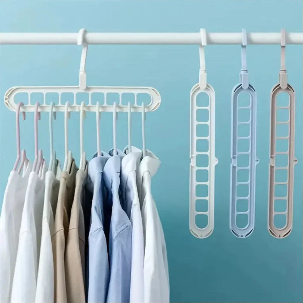 support à linge polyvalent à 9 trous rotatifs parfait pour prendre moins d'espace