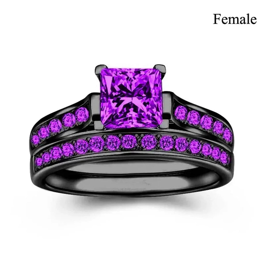 Charm Couple Rings pour homme et femme