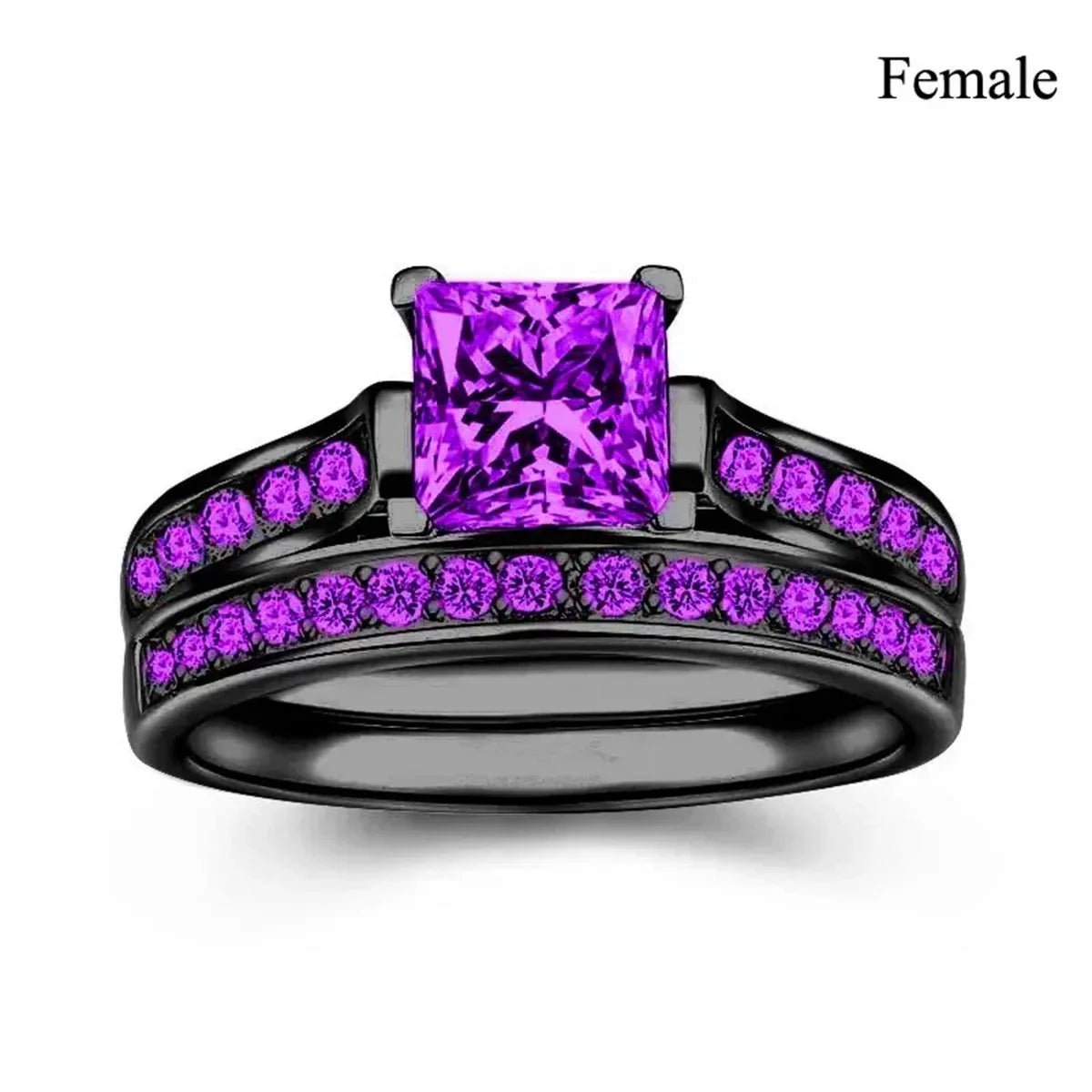 Charm Couple Rings pour homme et femme