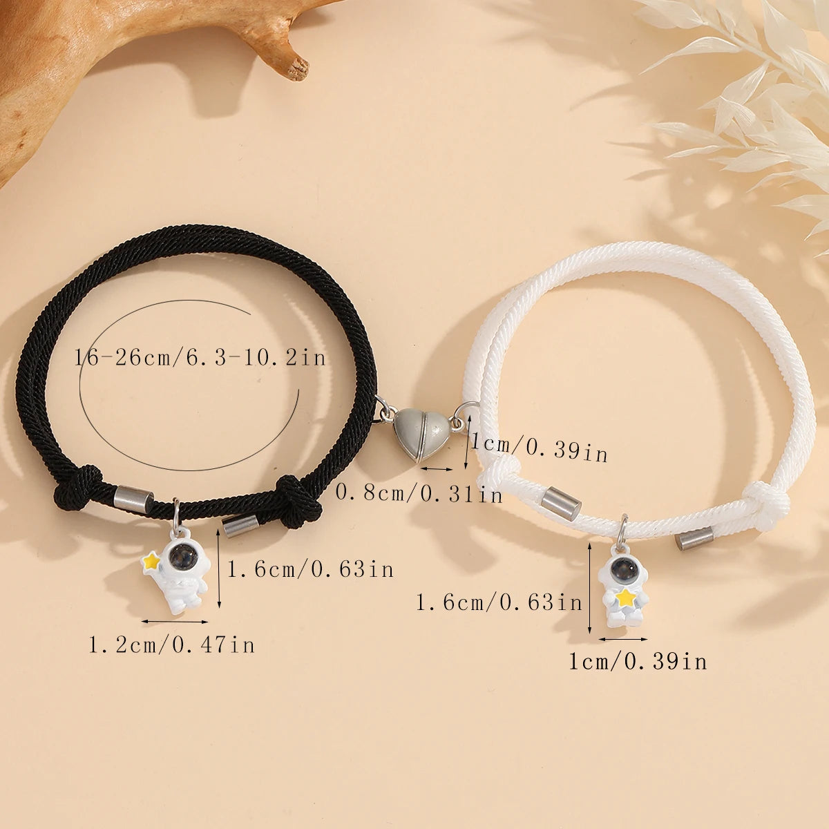 Bracelet Couple Projection Astronaute – Message secret lumineux