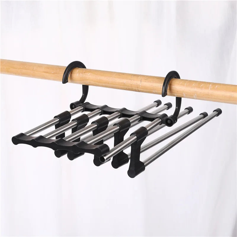 super support a linge pour pantalons polyvalent accrocher jusqu'à 10 pantalons sur un seul support!! organisateur gain de place.