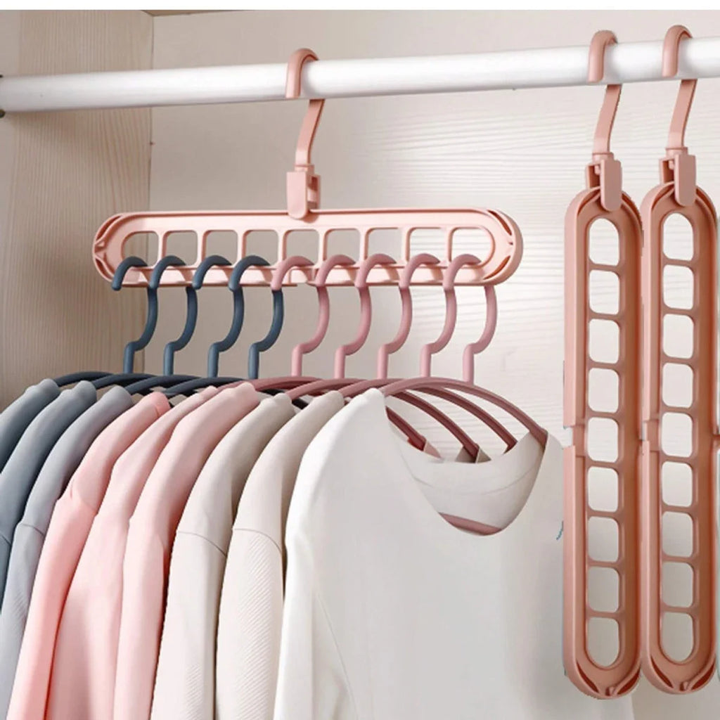 support à linge polyvalent à 9 trous rotatifs parfait pour prendre moins d'espace