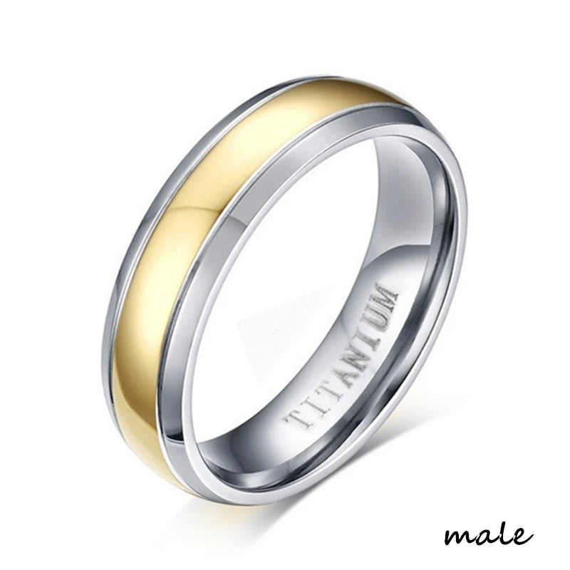 Charm Couple Rings pour homme et femme