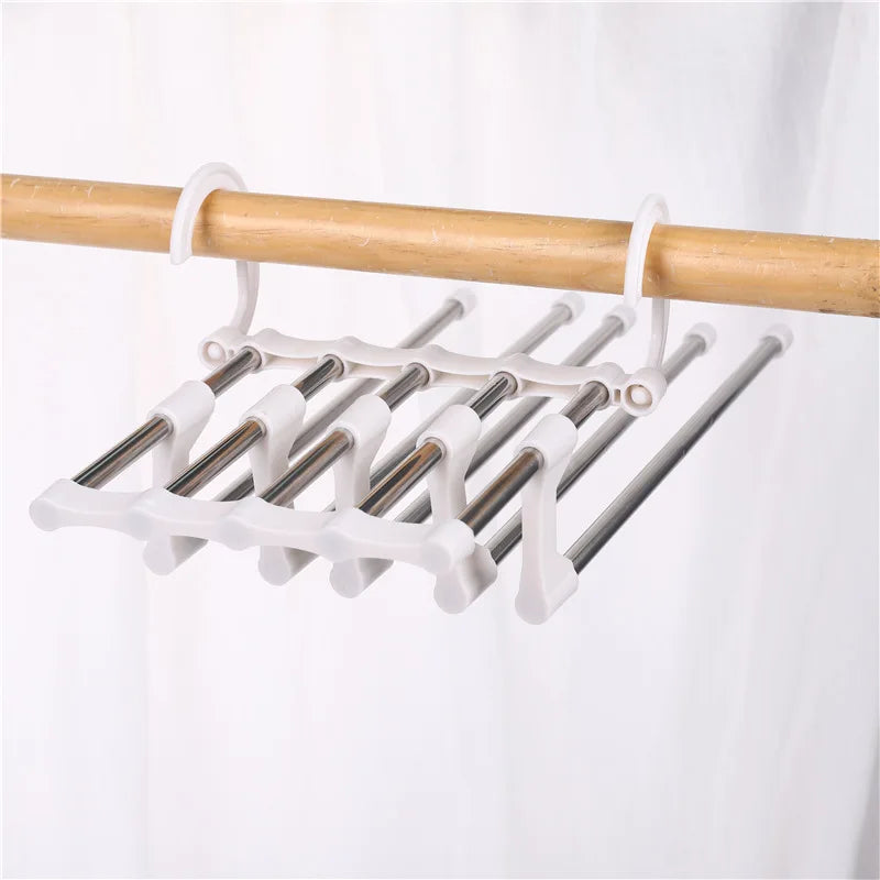 super support a linge pour pantalons polyvalent accrocher jusqu'à 10 pantalons sur un seul support!! organisateur gain de place.