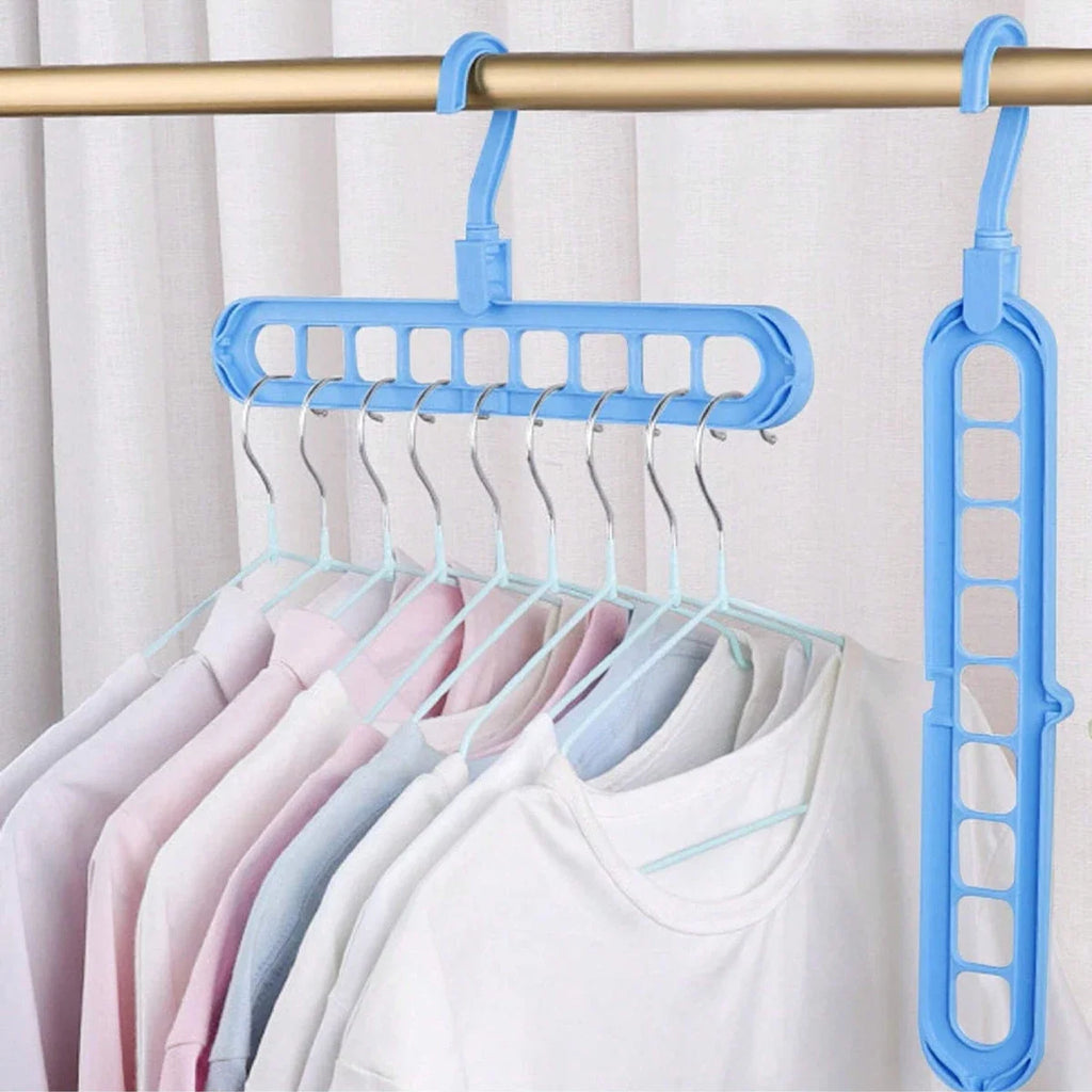 support à linge polyvalent à 9 trous rotatifs parfait pour prendre moins d'espace