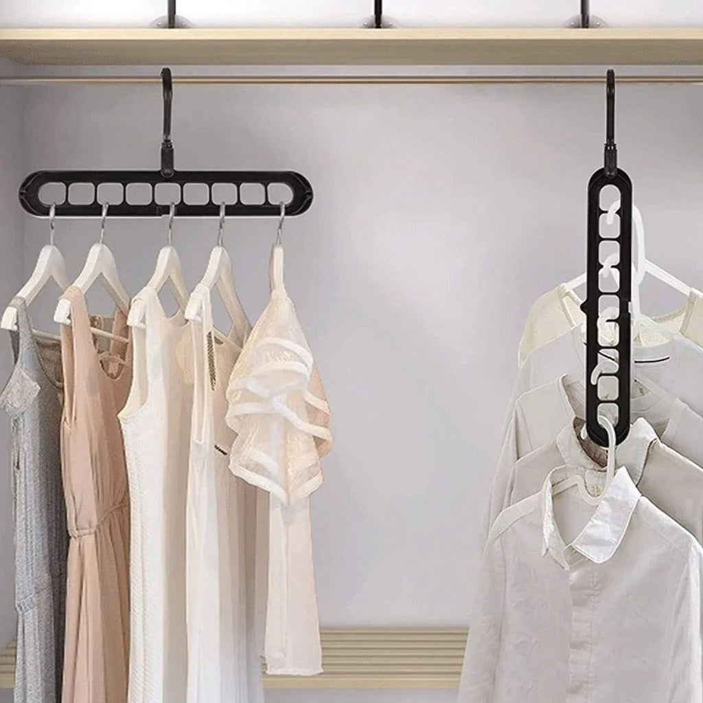 support à linge polyvalent à 9 trous rotatifs parfait pour prendre moins d'espace