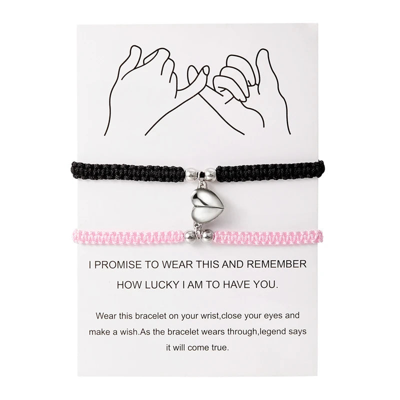 Bracelet Couple Magnétique – Lien d’amour même a distance.