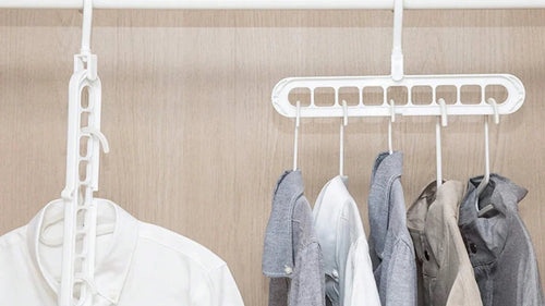 support à linge polyvalent à 9 trous rotatifs parfait pour prendre moins d'espace