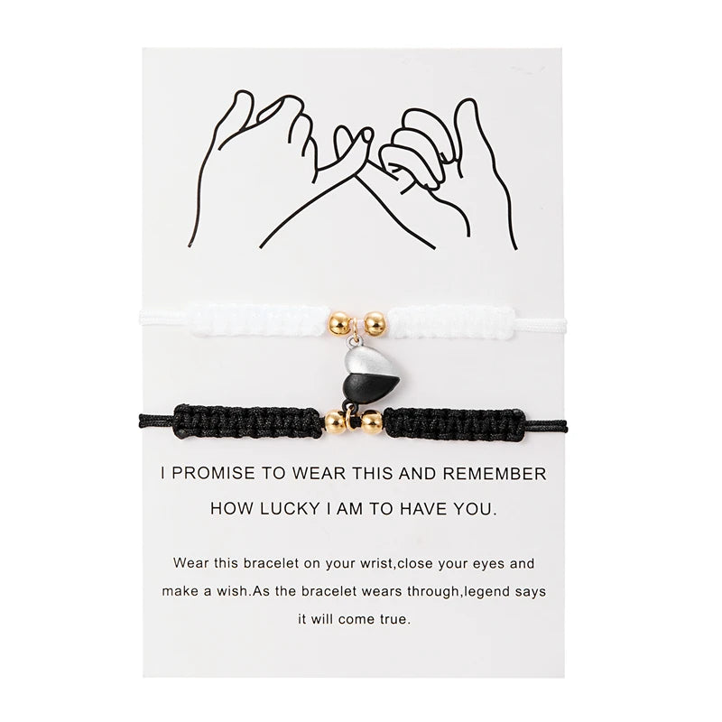 Bracelet Couple Magnétique – Lien d’amour même a distance.