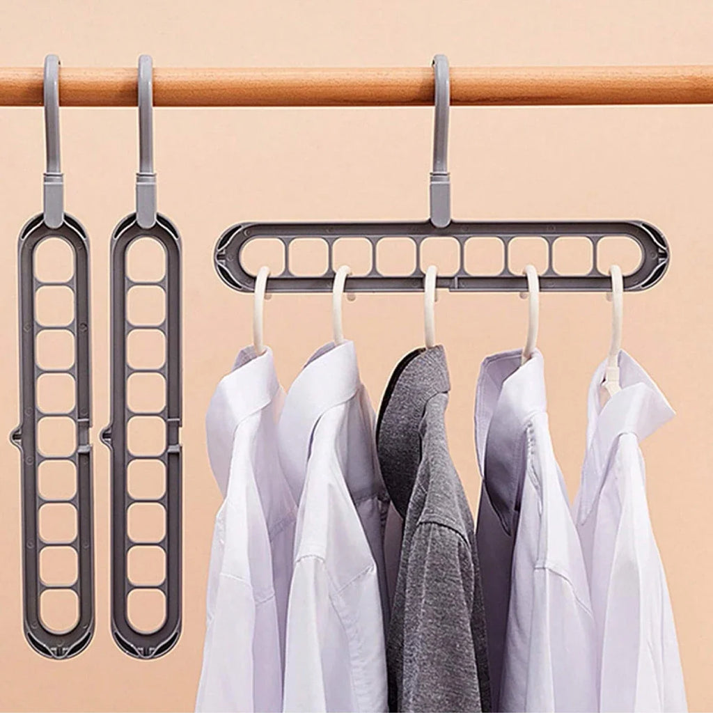 support à linge polyvalent à 9 trous rotatifs parfait pour prendre moins d'espace